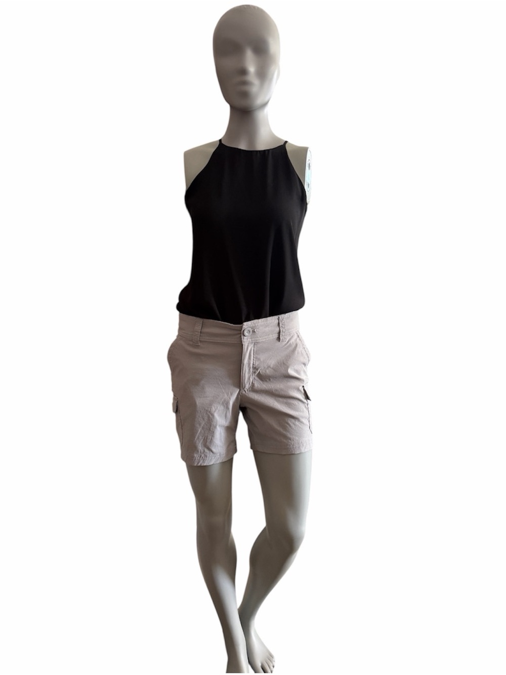 Eddie Bauer Cargo Pocket Short Light Gray Size 4
